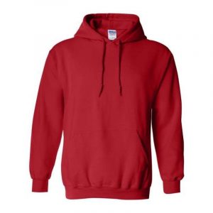 Gildan Red Unisex Hoodie 18500