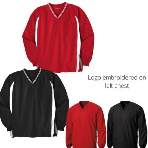 Top Pick - Sport Tek V-Neck Raglan Wind Shirt JST62 JST72 YST72