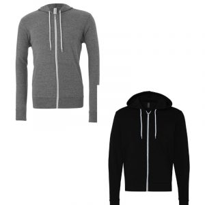 BELLA + CANVAS - Unisex Sponge Fleece Full-Zip Hoodie - 3739