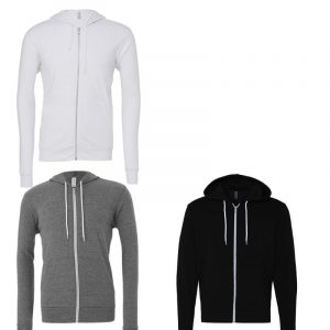 FVCC - BELLA + CANVAS - Unisex Sponge Fleece Full-Zip Hoodie - 3739