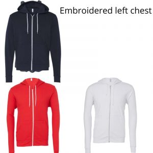 Top Pick - BELLA + CANVAS - Unisex Sponge Fleece Full-Zip Hoodie - 3739