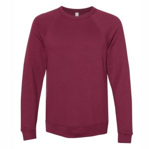 BELLA + CANVAS - Sponge Fleece Raglan Crewneck Sweatshirt - 3901 Choice of color