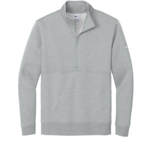 NKDX6718 Nike Club Fleece Sleeve Swoosh 1/2-Zip