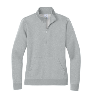 Nike Women's Club Fleece Sleeve Swoosh 1/2-Zip (NKDX6720) - Choice of color