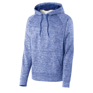 Sport-Tek® PosiCharge® Electric Heather Fleece Hooded Pullover ST225