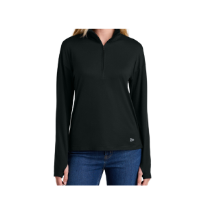 NEA228 New Era® Power Textured Lightweight 1/4-Zip Choice of Unisex or Ladies fit