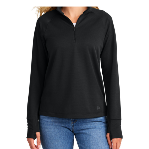 NEA515 New Era® Stand Out Textured Mid Weight 1/4-Zip Choice of Unisex or Ladies fit